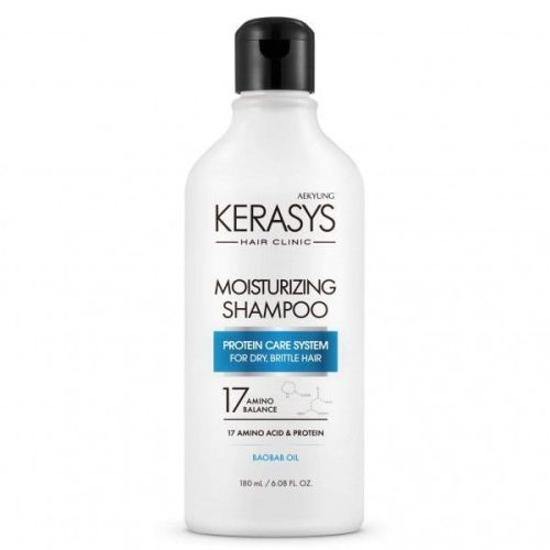 Kerasys Moisturizing Shampoo Увлажняющий шампунь для сухих и ломких волос 400мл