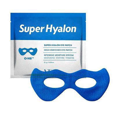 VT Cosmetics Super Hyalon Eye Patch Увлажняющие гидрогелевые патчи для кожи вокруг глаз 8г