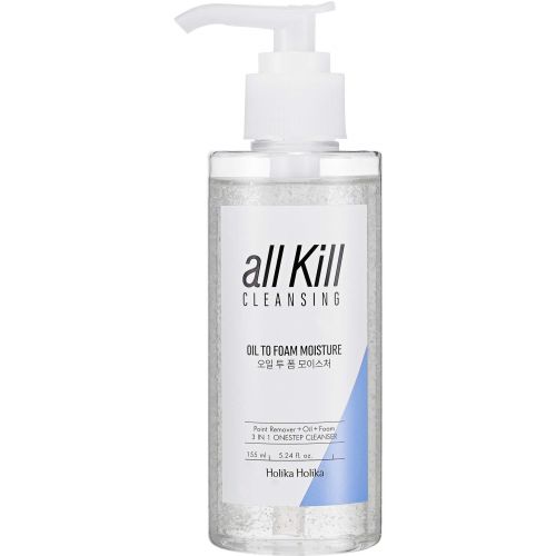 Holika Holika All Kill Cleansing Oil To Foam Moisture Гидрофильное масло-пенка для сухой кожи 155мл