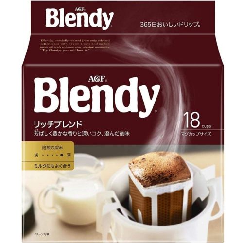 AGF Blendy Rich Regular Кофе в дрип-пакетах для заваривания 18шт*7г
