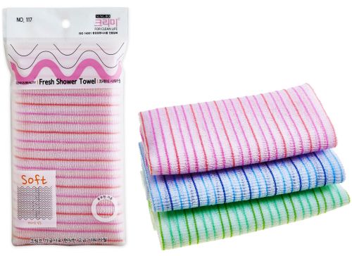 Sungbo Fresh Shower Towel Мочалка для душа 28х100см (средней жесткости) 1шт