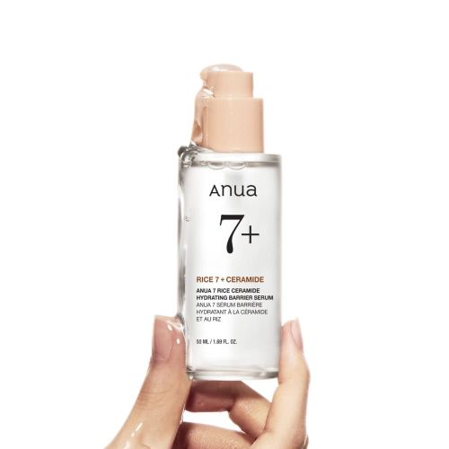 Сыворотка для сияния с экстрактом риса и керамидами ANUA Rice 7 Ceramide Hydrating Barrier Serum 50
