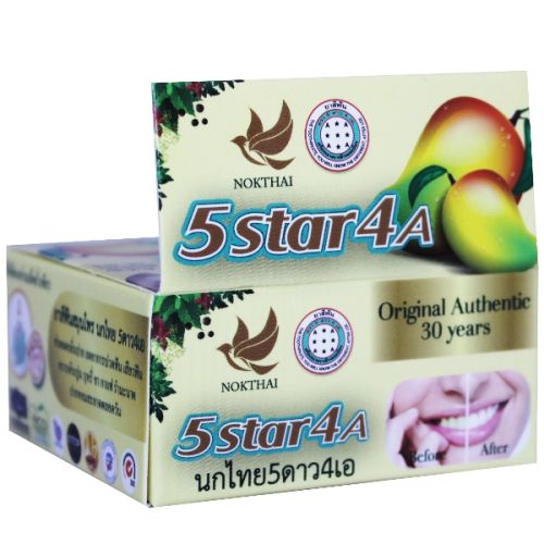 5 Star Cosmetic 5Star4A Травяная отбеливающая зубная паста с экстрактом манго 25г