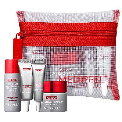 Medi-Peel Peptide 9 Volume Bio Tox Trial Kit Лифтинг-набор миниатюр с пептидами 30мл+10мл+10г+4мл