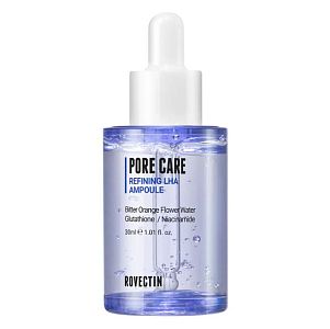 Сыворотка для лица против воспалений и постакне Rovectin Pore Care Refining LHA Ampoule 30мл