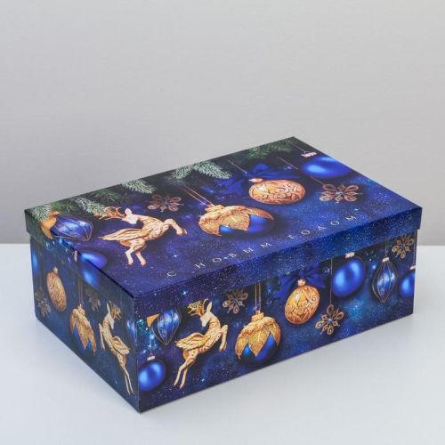 Подарочная коробка "С Новым Годом" №13 42,5 х 28 х 15,5 см
