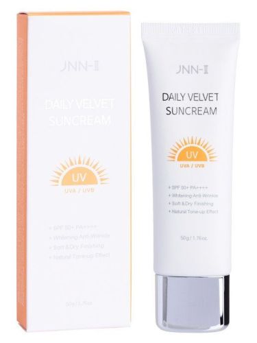 JNN-II Daily Velvet Sun Cream Крем солнцезащитный SPF 50+ PA++++ 50г