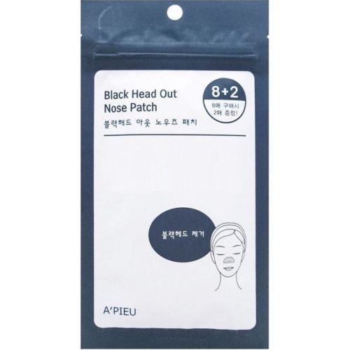 A'pieu Black Head Out Nose Patch Очищающий патч для носа 10шт