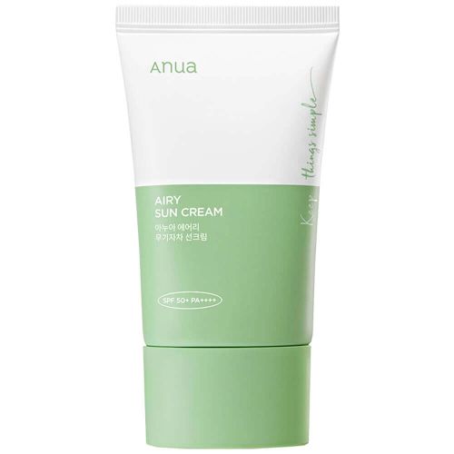 Anua Airy Sun Cream Минеральный солнцезащитный крем с экстрактом хауттюйнии SPF50+ PA++++ 50 мл