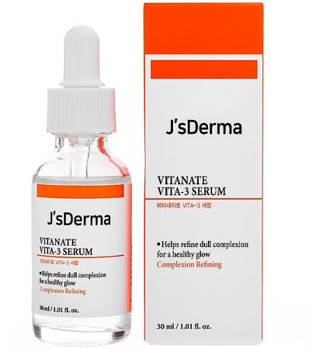 JsDerma Vitanate Vita-3 Serum Сыворотка с ниацинамидом для выравнивания тона 30мл