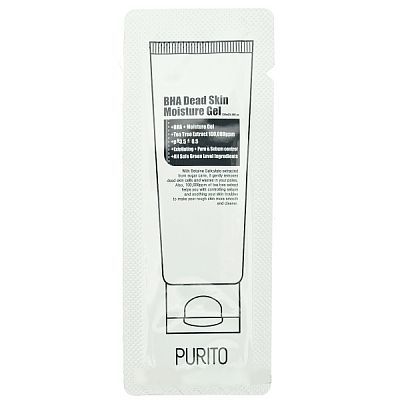Purito BHA Dead Skin Moisture Gel Обновляющий увлажняющий гель с BHA-кислотами (тестер) 1мл