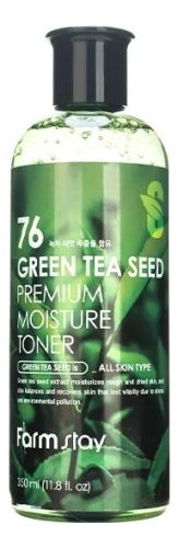 Farmstay Green Tea Seed Premium Moisture Toner Тонер увлажняющий с семенами зеленого чая 350мл