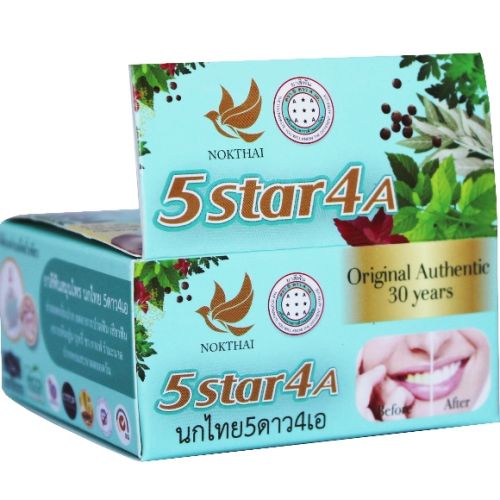 5 Star Cosmetic 5Star4A Оригинальная травяная отбеливающая зубная паста 25г