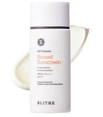 Blithe UV Protector Honest Sunscreen Увлажняющий солнцезащитный крем SPF50+/PA++++ 50мл