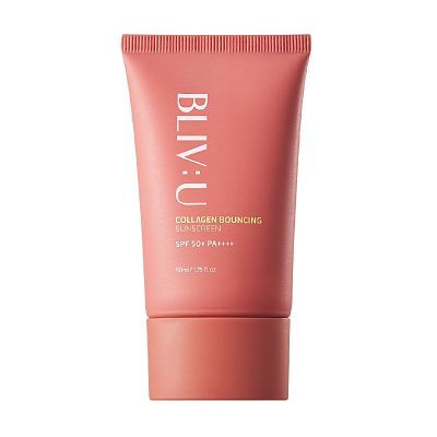 BLIV:U Collagen Bouncing Sunscreen Солнцезащитный крем с пептидами SPF50+PA++++ 50 мл УЦЕНКА