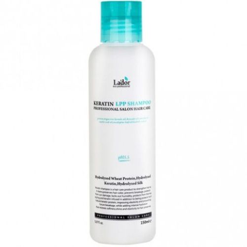 Lador Keratin LPP Shampoo Бессульфатный кератиновый шампунь для волос 150мл