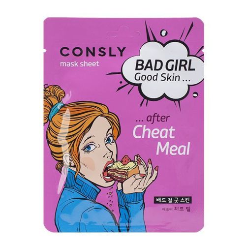 Consly Good Skin after Cheat Meal Mask Sheet Детокс-маска "После читмила" 23мл