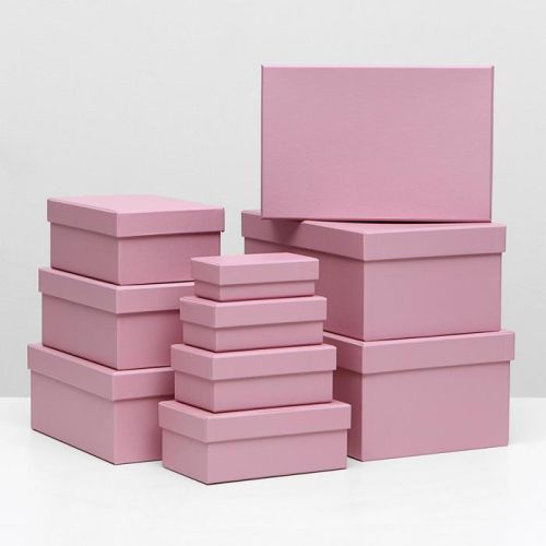 Подарочная коробка "Розовая" 26 х 28 х 11,5 см;