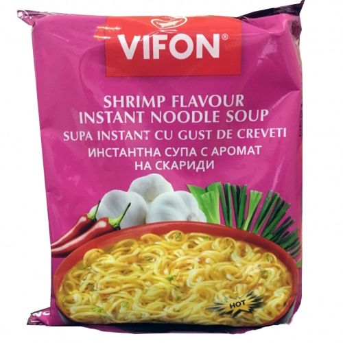 Vifon Shrimp Flavor Лапша быстрого приготовления Креветки 60г