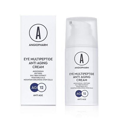 Мультипептидный омолаживающий крем для глаз Ангиофарм Eye Multipeptide Antiaging Cream 30 мл