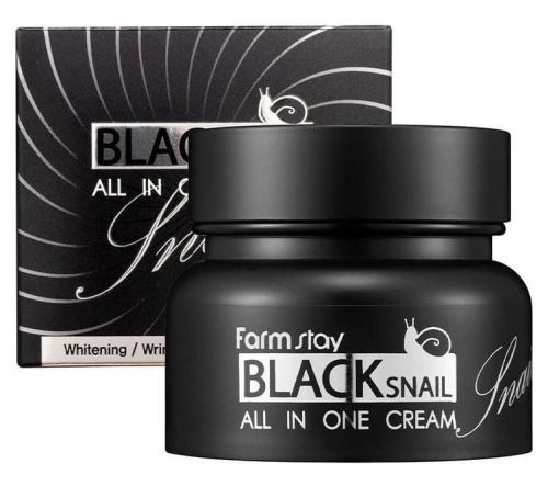 Farmstay Black Snail All In One Cream Крем для лица с муцином черной улитки 100мл