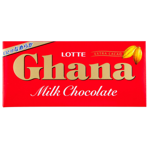 Lotte Ghana Молочный шоколад 50г