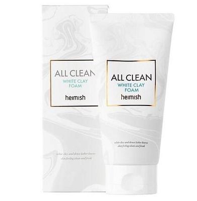 Heimish All Clean White Clay Foam Глиняная пенка для глубокого очищения пор 150г УЦЕНКА