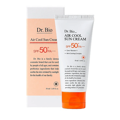 Dr. Bio Air Cool Sun Cream Охлаждающий солнцезащитный крем SPF50+ PA++++ 50 мл