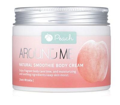 Welcos Around me Natural Body Smoothie Cream Персиковый смузи-крем для тела 300мл УЦЕНКА
