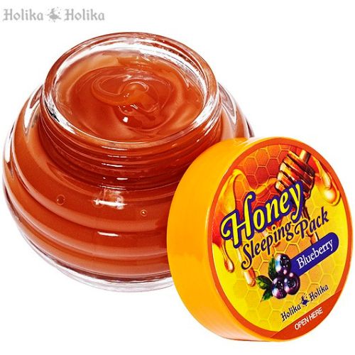 Holika Holika Ночная маска с медом и черникой, повышающая эластичность кожи 90мл