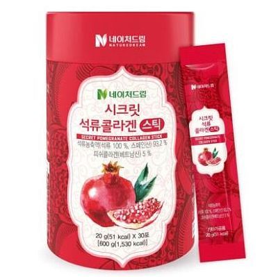 Naturedream Secret Pomegranate Collagen Stick Коллагеновое желе с гранатом 20 гр*30 шт