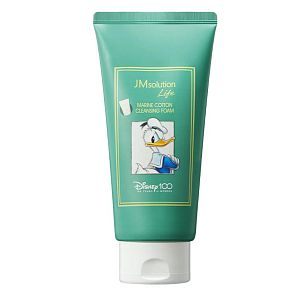 JMSolution Life Marine Cotton Cleansing Foam Disney 100 Очищающая пенка с жемчужным порошком 300мл