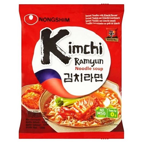 Nongshim Kimchi Ramyun Лапша быстрого приготовления с кимчи 120г