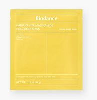Гидрогелевая маска с ниацинамидом для сияния кожи Biodance Radiant Vita Niacinamide Real Deep Mask