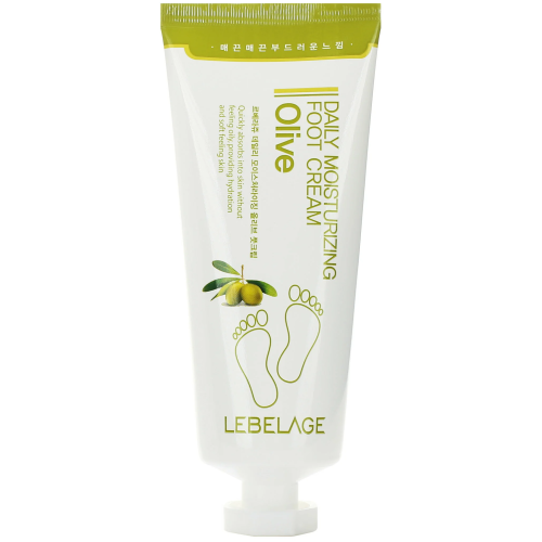 Lebelage Daily Moisturizing Oilve Foot Cream Увлажняющий крем для ног с экстрактом оливы 100мл