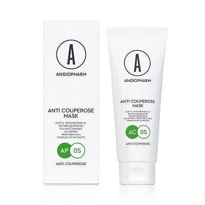 Успокаивающая антикуперозная маска Ангиофарм Anti Couperose Mask 75мл