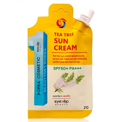 Eyenlip Tea Tree Sun Cream Крем для лица солнцезащитный SPF50+/PA+++ 20г