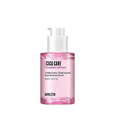 Ампула для чувствительной кожи Rovectin Skin Essentials Cica Care Clearing Ampoule 30мл