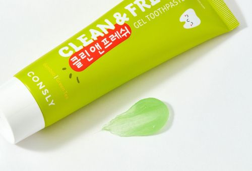 Consly Bamboo&Green Tea Gel Toothpaste Зубная гелевая паста с бамбуком и зеленым чаем 105г фото 2