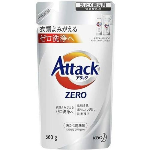KAO Attack Zero Концентрированное жидкое средство против стойких пятен и запахов (рефил) 360г