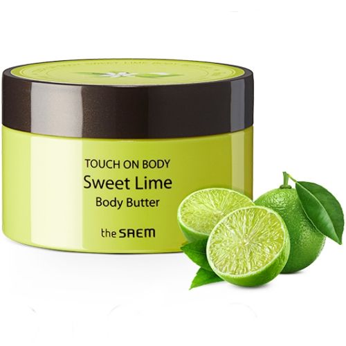 The Saem Touch On Body Sweet Lime Body Butter Увлажняющее масло-крем для тела с лаймом 200мл