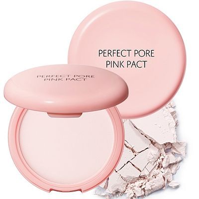 The Saem Saemmul Perfect Pore Pink Pact Пудра розовая с каламином для проблемной кожи 11г