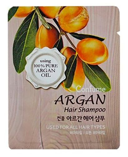 Welcos Confume Argan Hair Shampoo Шампунь для волос c маслом арганы (тестер) 1шт