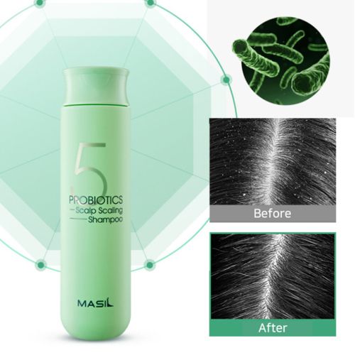 Masil 5 Probiotics Scalp Scaling Shampoo Глубокоочищающий шампунь с пробиотиками 8мл фото 3