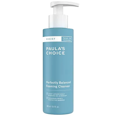 Paula's Choice Resist Perfectly Balanced Foaming Cleanser Антивозрастная пенка для жирной кожи 190мл