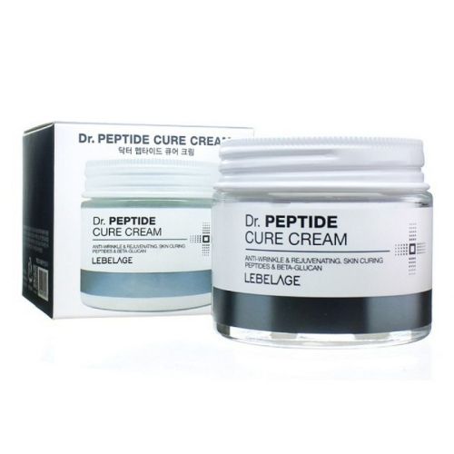 Lebelage Dr. Peptide Cure Cream Кремс пептидами антивозрастной омолаживающий 70мл фото 3