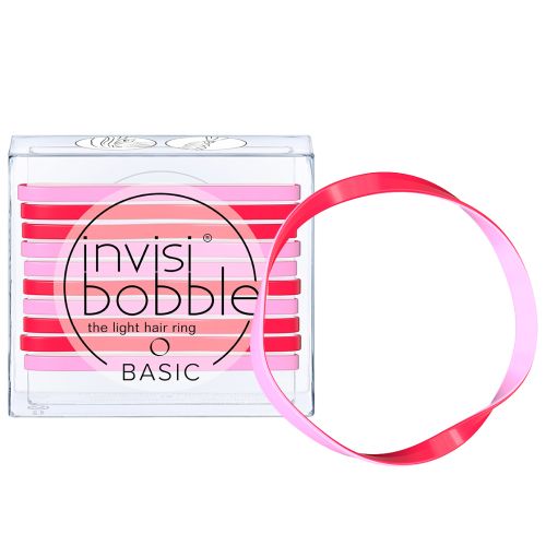 Invisibobble BASIC Jelly Twist Резинка для волос 10шт