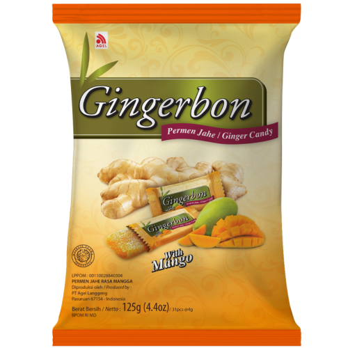 Gingerbon Конфеты имбирные с манго 125г