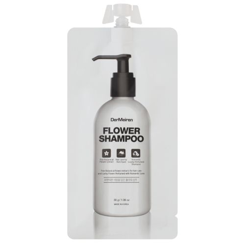 DerMeiren Flower Shampoo Шампунь с экстрактами цветов 30г