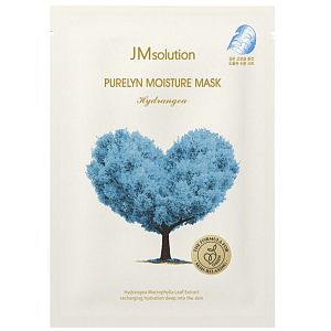 JMSolution Purelyn Moisture Mask Увлажняющая тканевая маска с гортензией 33 мл